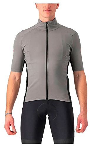 Castelli 4522513 PERFETTO RoS 2 WIND JERSEY Jacket Men's NICKEL GRAY XL