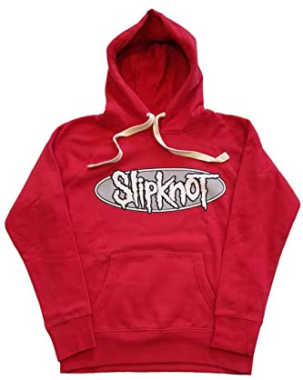 Slipknot Kapuzenpullover Dont Ever Judge Me Band Logo offiziell Unisex Rot M