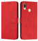 EATCYE Cover per Huawei P20 Lite, Flip Libro Libretto Custodia in Pelle PU per Huawei P20 Lite [Protezione Completa] [Slot per Scheda] [Funzione di Supporto] (#Rosso)