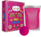 Dunkel rosa 1kg Holi Gulal Pulver wasserlöslich Natural Festival Baby Shower Fotoshooting Rangoli Colors Regenbogen Powder holy farbbeutel Glitzer Farbpulver Foto