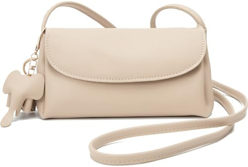 ZMDB Sac à Bandoulière pour Femme, Petit Sac à Bandoulière en Cuir PU, Sac à Main avec Bandoulière Réglable, Sac Téléphone Portable Sacoche pour Femme avec Compartiments Zippés et Porte-Clés