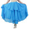 MUNAFIE Langer Chiffon Dreilagig Swing Tanz Röcke für Damen Bauchtanz Rock Tanzkleid Bauchtanz Kostüm Hellblau
