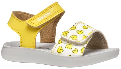 GEOX BABY B SANDAL LIGHTFLOPPY WHITE/GOLD 21_EU