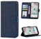 KUSINHOKA Case for Doro 8100/Doro 8100 Plus/Doro 8200,Magnet Closure，Kickstand，Card Slots PU Leather Folio Mobile Phone Case with Leather Wallet Book Flip Folio Stand View Cover,Blue