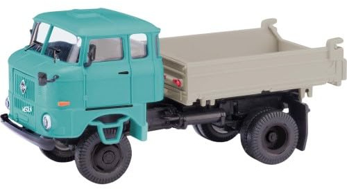 95287 H0 IFA W50 LA/3SK (Dreiseitenkipper), Speditionskabine, Graublau