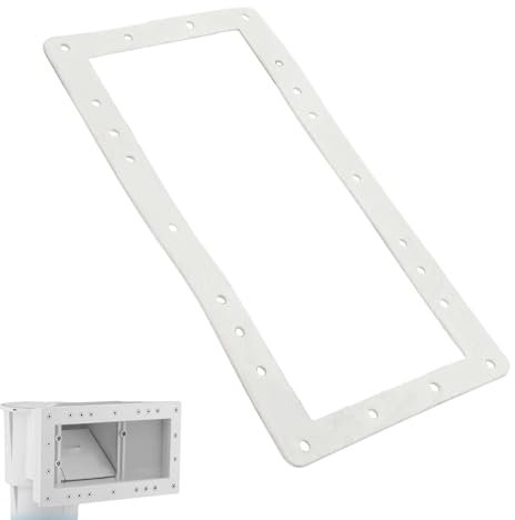 Wlikmjg Pool -Skimmer -Dichtung Ersatz, Pool Skimmer Dichtung - Skimmerdichtung für Erdungspools | Durchlaufdichtes rechteckiges Pad, Schwimmzubehör, Ersatzteile für Zuhause