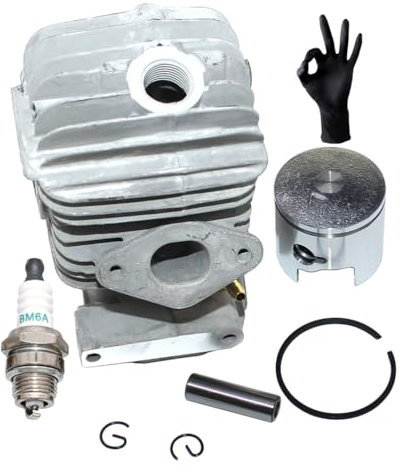 ICOOYO Kit cilindro pistone per Oleo-Mac 925 GS260 EFCO MT2500 MT2600 125 50160105A, 5016204