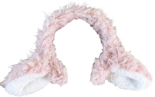 Haarschmuck for Damen, süßes Schafohren-Stirnband, Lammohren-Haarreif, rosa Cosplay-Kopfschmuck, modische Haarnadel for Partys