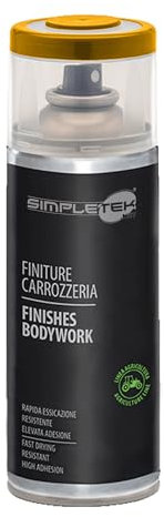 SIMPLETEK - Bomboletta Spray Vernice Veicoli Giallo Compatibile con Caterpillar Carrozzeria Finiture Agricola 400 ml V400CAR.9 (1 pezzo)