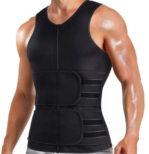 ISCBAFYX Männer Körper Taille Trainer Sauna Anzug Weste Abnehmen Unterwäsche Gewicht Verlust Hemd Fat Burner Workout Tank Tops Shapewear