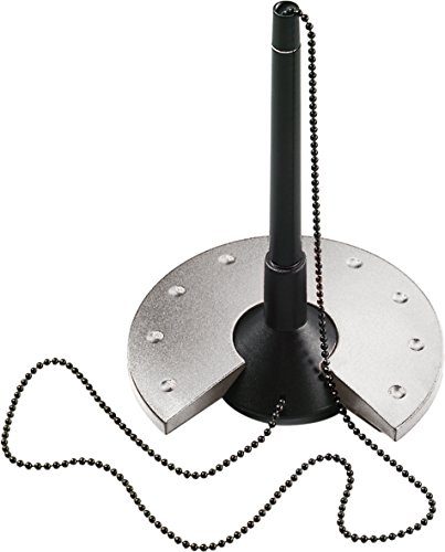 helit H6220399 - Kugelschreiberständer „the base“, schwarz / silber