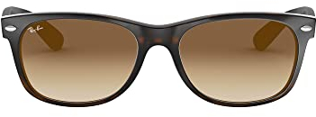 Ray-Ban Lunettes de Soleil, Unisexe, Adulte, 55 mm, Couleur de monture: Tortue/Verres:Brun(Light Brown Gradient)