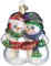 Old World Christmas Ornaments Best Friends Snowman Glass Blown Ornaments for Christmas Tree