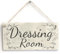 Dressing Room - Handmade Country Style Wooden Home Decor Door Sign/Plaque