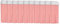 Purenail 10 Wachspatronen, Rosa, Roll-On, zur Haarentfernung mit Warmwachsstreifen, Purewax by Purenail
