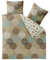 CelinaTex Touchme Biber Bettwäsche 200 x 220 cm 3teilig Baumwolle Bettbezug Frauke Punkte beige braun türkis