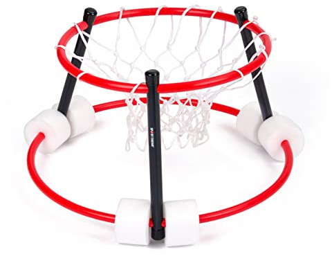 Sport-Thieme Wasser-Basketball-Korb | Pool- u. Schwimmbadspielzeug | Wasserring ø 66 cm | Schnell montiert, stabile Ausführung