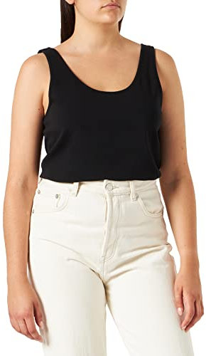 VERO MODA Damen VMMAXI My Soft UU Tank NOOS Top, Schwarz (Black), 34 (Herstellergröße: XS)