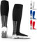 LUX rutschfeste Fußball Kniestrümpfe Socken, rutschfeste Sport Socken, Gummi-Pads, trusox/tocksox Style, Top Qualität, Basketball, Fußball, Wandern, Laufen Schwarz Einheitsgröße Tall