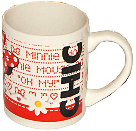 alles-meine.de GmbH Kindertasse/Henkeltasse - Minnie Maus - aus Porzellan - Trinkbecher - Kindergeschirr Keramik für Kinder - Mädchen Playhouse Maus Mickey ..