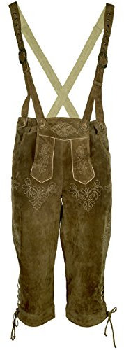 JCC Lederhose, Herren Pk5nweol Olive 70 Green