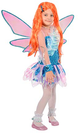 Ciao- Bloom Tynix Winx Club costume disguise fancy dress girl (Size 4-6 years)