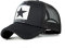 Herren Kappe Cap Mode Baseball Cap Männer Outdoor Baseball Hut Atmungsaktive Männer Frauen Mesh Cap Hip Hop Caps Herren Papa Hut Blackwhiteb