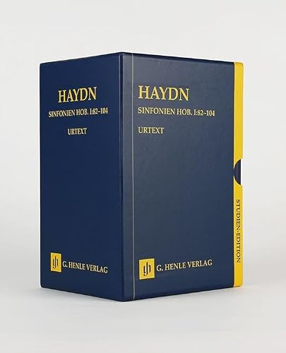 Sinfonien Hob. I:82-104 - 23 Bände im Schuber (Studienedition Orchester): Besetzung: Werke für Orchester (Studien-Editionen: Studienpartituren)
