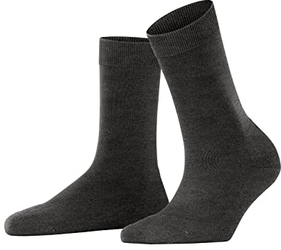 FALKE Damen ClimaWool Socken atmungsaktive klimaregulierende geruchshemmende Wolle Lyocell sehr langlebig verstärkt elegant fein ultra leichtes Gefühl auf der Haut 1 Paar