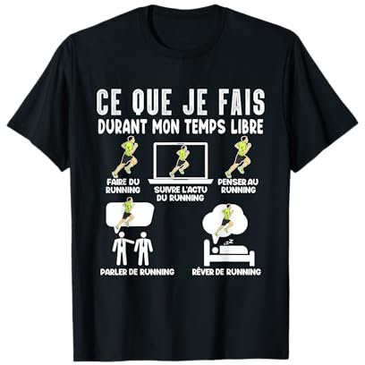 J'Peux Pas J'ai Running Humour Original Drôle pour Coureur T-Shirt