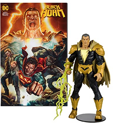 McFarlane DC Black Adam Page Punchers Actionfigur & Comic Black Adam 18 cm