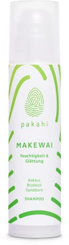 PAKAHI Bio Feuchtigkeitsshampoo Makewai für trockenes und sprödes Haar I Melon Medley Duft I Anti-Frizz & Glättungsshampoo I vegan & tierversuchsfrei I (200ml)