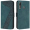 YIRRANZD Custodia per Huawei P Smart Z, Cover a Libro in Pelle PU con Slot Cart e Silicone TPU Bumper, Flip Caso Portafoglio Cover per Huawei P Smart Z (Verde)