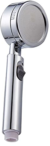 IUNSER Hochdruck-Handbrause Duschkopf Set Halterung für Wasserversorgung mit niedrigem Durchfluss Handbrause Spray Even Mischbatterie Dusche (Silver, One Size)