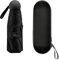 Serlium Handtaschen Regenschirm, Sonnenschutz Umbrella Mini-Taschen-UV-beständige Taschenschirme 2 Verwenden Sie 5-teiliges 8-kantiges Outdoor-Zubehör(Schwarz)