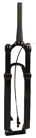 Tbest Mountain Bike Front Suspension Fork, 29 Inch Bike Front Fork Mountain Bike Air Suspension Front Fork Shock Absorber Tapered Black Tube Remote Lockout