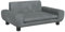 vidaXL Divano per Bambini Grigio Scuro 70x45x33 cm in Velluto