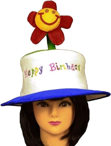 HAAC Geburtstag Torten Hut Happy Bithday mit Blume