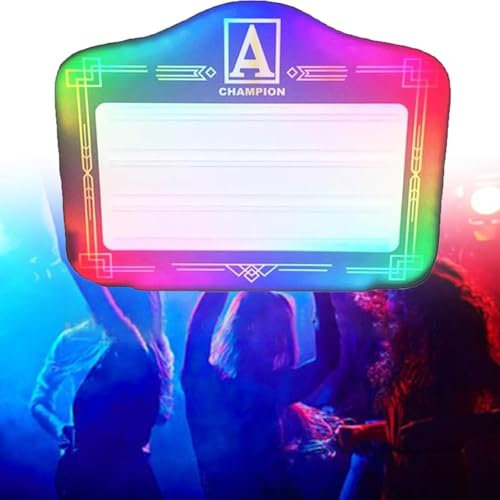 LED Night Club Birthday Wine Bottle Presenter Custom Logo, Vip Bottle Service Sign Display Lights,Light Box Sign with 0~9 Numbers and 2 Set A~Z Letters