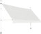 HOMASIS Tende da Sole per Esterno Estensibili, Protezione Solare Regolabile in Altezza, Tenda da Balcone senza Foratura, Tendalino Parasole con Manovella (Beige, 2M)