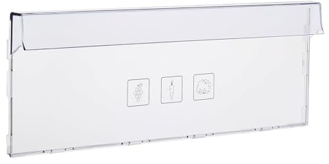 Masterpart Frigorífico Congelador Ensalada Verduras Caja Crisper Cajón Cubierta Frontal Panel Mango Compatible con Beko Refrigerador Congeladores 4640590200