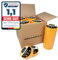 HASKYY Ruban de masquage pour peinture 30mm x 50m - 20x Rouleaux ruban adhésif crêpe pour travaux de peinture et de rénovation Intérieur et Extérieur, Résistant Aux UV - pour peindre vernir rénover