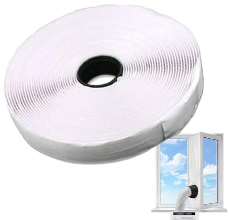 Window Ac Seal Insulating Strip, Window Seal for Portable Air Conditioner, Sliding Door Air Conditioner Kit, Sliding Door Seal Kit for Portable AC, Adhesive Weather Stripping Tape for Door, Window