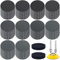 SIQUK 200 Stück Schleifscheiben Klett 50mm Nasse Trockene Schleifpapier Schleifpads Körnung 180-5000 Schleifblätter Sandpapier Rund für Auto Polieren Holz Metall