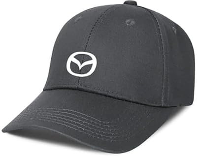 YIESONE Auto Baseball Cap, für Mazda Auto Baseballkappe Autoplakette Herren Damen Kappe Verstellbar Basecap Cap Accessoires,B-S