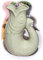 Sage Green Fish Glug Jug Ceramic Water Serving Pitcher Carafe Decorative Vase