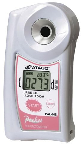 ATAGO Urine S.G. Refractometer PAL-10S (with Silicon Cover, No Batteries)