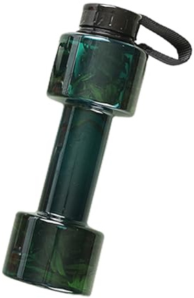 Wasserflasche Hantel - Hantel Wasserflasche, Wasserflasche in Hantelform | Fitness Wasserflasche, Hantel Wasserflasche für Fitnessstudio und Fitness-Enthusiasten, Flasche