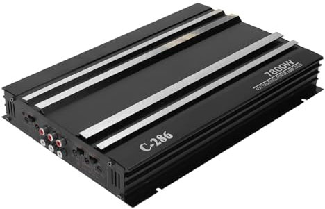 Ciieeo Amplificatore Stereo 4 Canali Per Auto Uscita Audio Potente Ingressi Aux Usb Impianto Audio Per Veicoli Facile Installazione