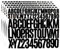 Capital Letter Stickers,1 Inch 2 Inch Sticky Vinyl Letter Number Sticker, 5 Sheets Self Adhesive Black Letter Sticker Alphabet Numbers Stickers for Mailbox, Cards, Scrapbook